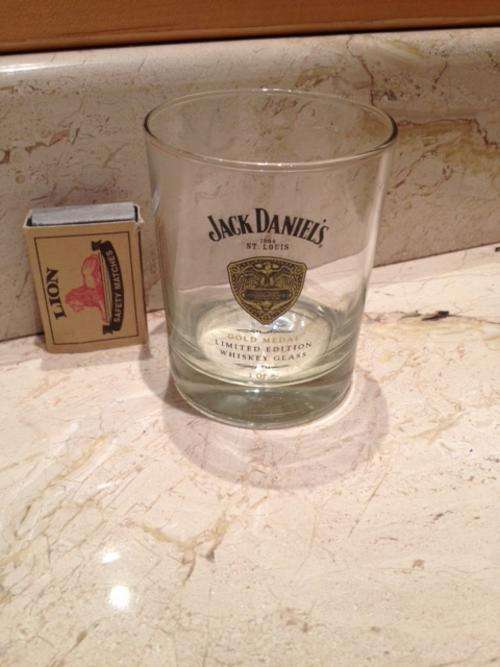 Collectable Jack Daniel's - Gold Medal Limited Edition - Whiskey Glass - 1 of 8 (with original box)