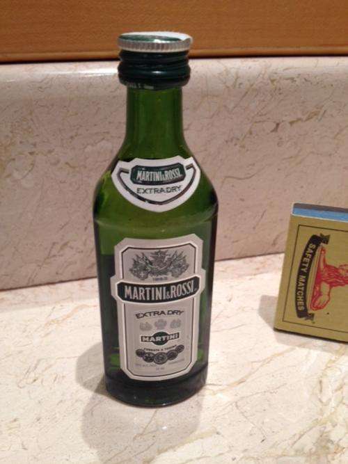 Collectable Miniature Bottle - Martini & Rossie - Extra Dry - 50ml Glass