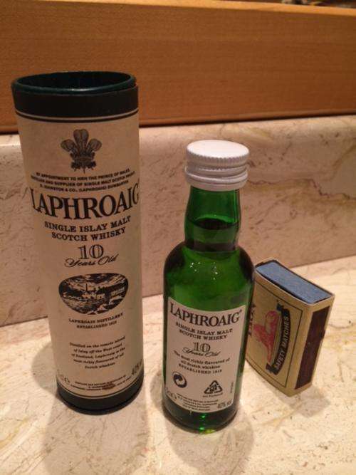Collectible Miniature Bottle - Laphroig Whisky - 50ml with Tube