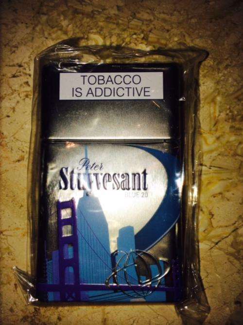 Cigarette Tin - Peter Stuyvesant Blue