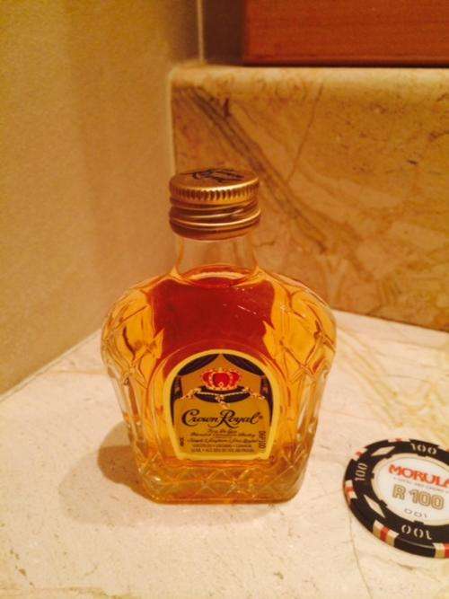 Collectible Miniature Bottle - Crown Royal Blended Canadian Whiskey - 50ml Glass