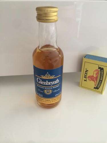 50ml Glass Miniature Bottle - Glenbrynth Blended Scotch Whisky