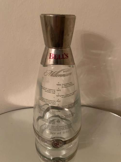 Limited Edition Bells Whisky Decanter - Millenium 2000 - Water of Life