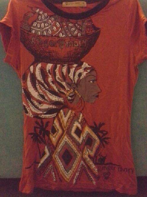 Ladies Ginger Mary T-shirt Size 32