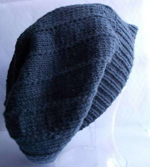 Charcoal Slouchy Beanie size S-M