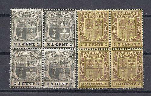 MAURITIUS 2 X  VF MNH BLOCKS !!!