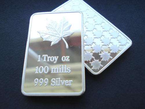 1oz 999 SILVER LAYERED MAPLE BAR | 100 MILLS | *RARE* NEW