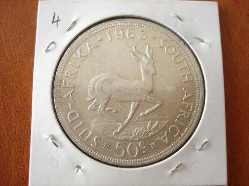 RSA 1963 50c CROWN,GREAT CONDITION !