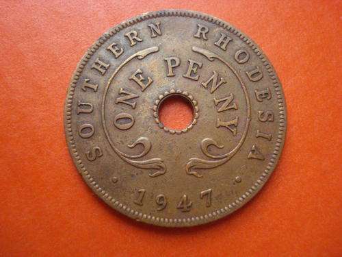 RHODESIA 1947 1 PENNY FINE