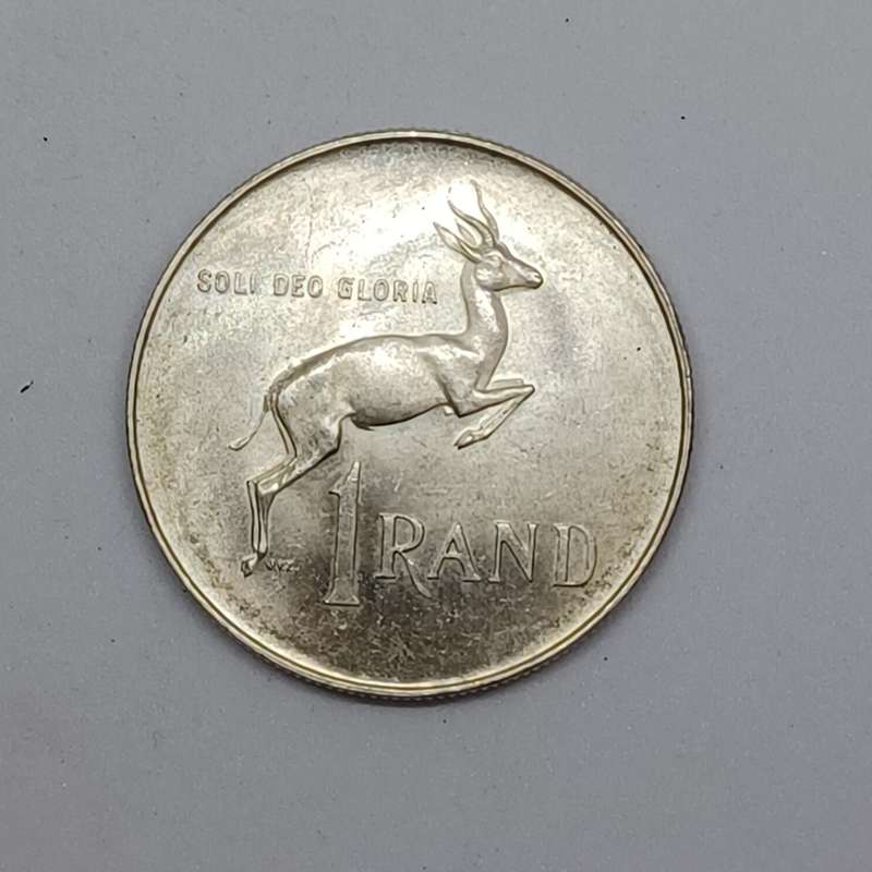 South Africa 1966 Silver Rand Coin (SUID-AFRIKA)