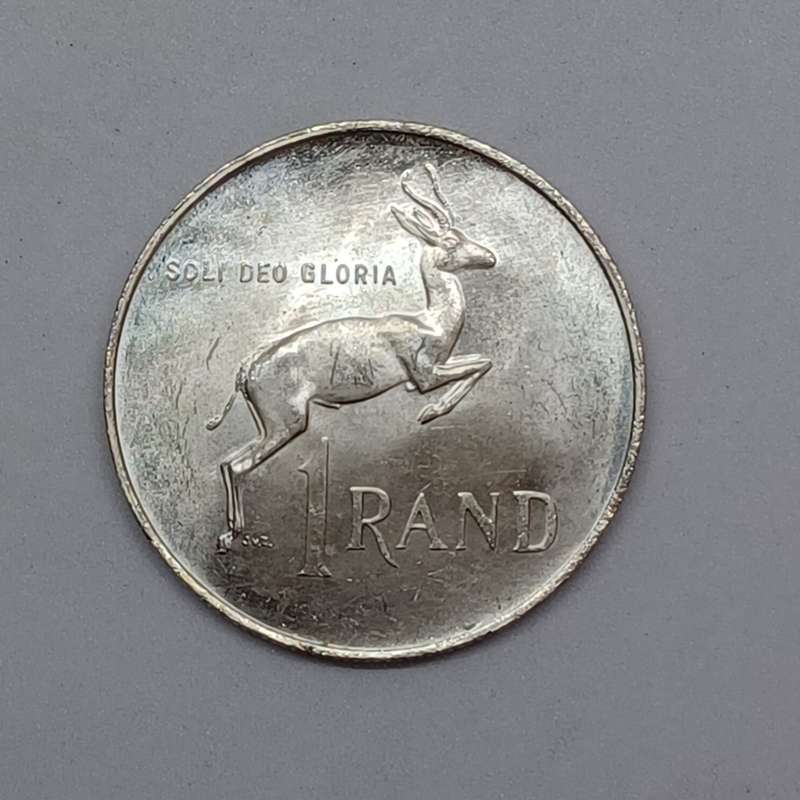 1967 Silver 1 Rand Suid Afrika