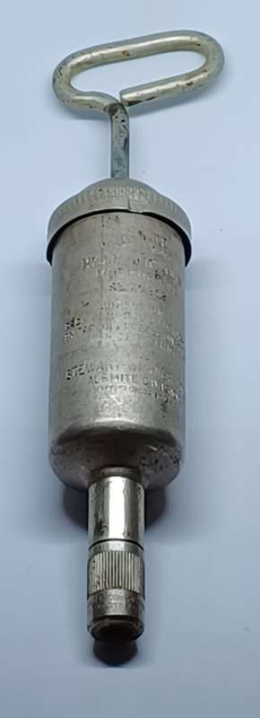 Antique - Circa 1920 Stewart Warner ALEMITE HYDRAULIC GREASE GUN (6550)