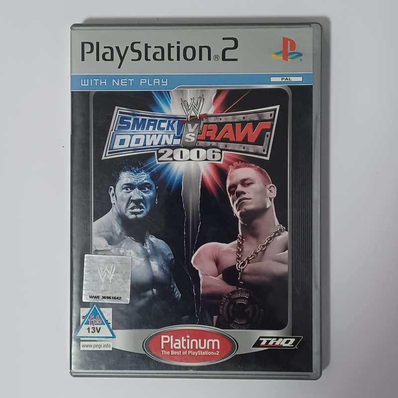 PS2 WWE SMACKDOWN VS RAW 2006 PLATINUM