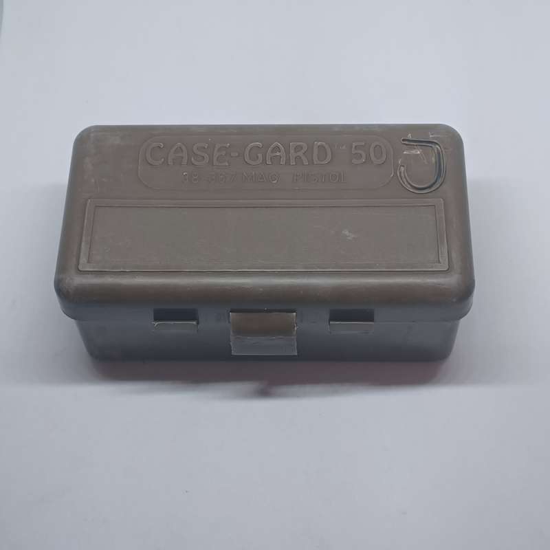 MTM 50 round ammo case-gard for 38-357 bullets. - Brown