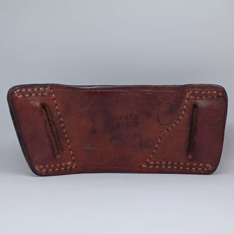 Vintage  leather 357 magnum 4inch bikini holster  ( EL PASO LEATHER)