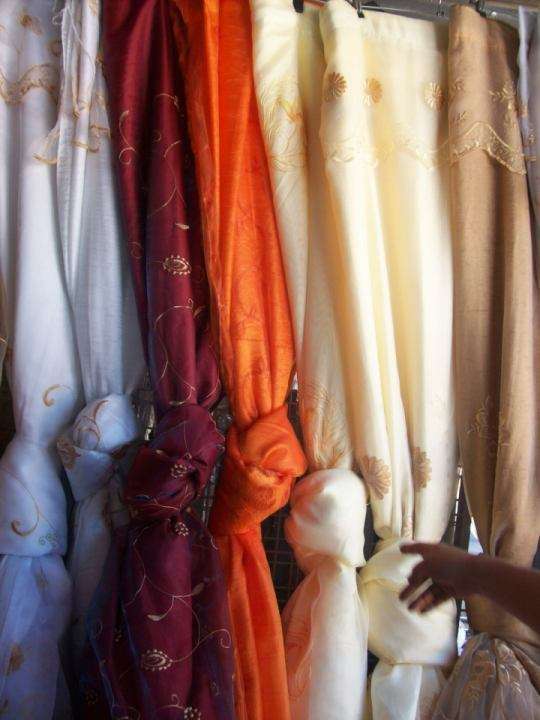 Organza Curtains. Lined with voile. reduced!