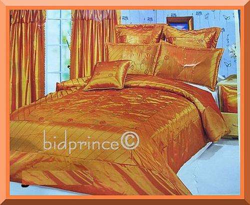 7 PIECE POLY SILK COMFORTER SET