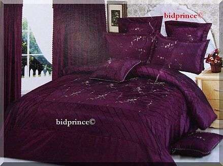 7 PIECE SILK COMFORTER SET