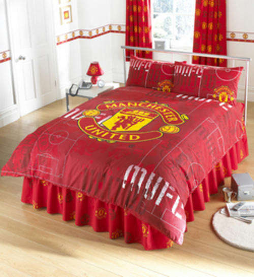 Manchester United Queen Duvet Cover Set