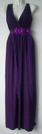 Long Purple Dress - size 38