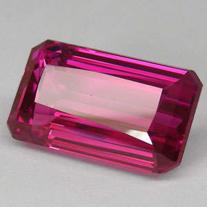 Stock Clearance Sale!!!MAGNIFICENT 20.85CTS EMERALD SHAPE TOP HOT PINK TOPAZ