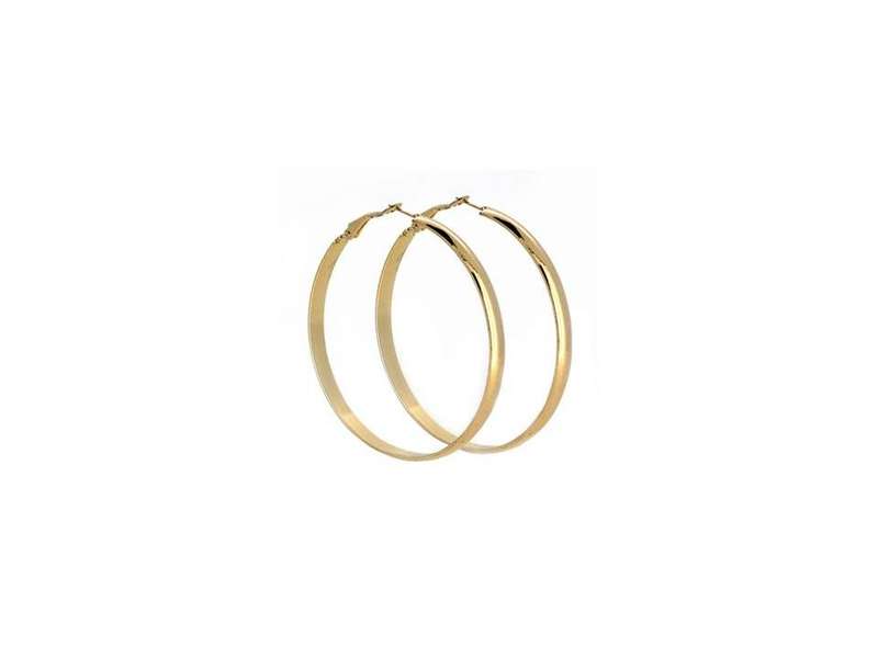 !!Stock Clearance Sale!!! HUGE!!! 9kt Gold Filled Hoop Earrings