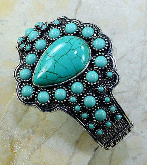 GORGEOUS TURQUOISE CUFF BRACELET