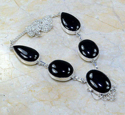 ELEGANT BLACK ONYX  NECKLACE