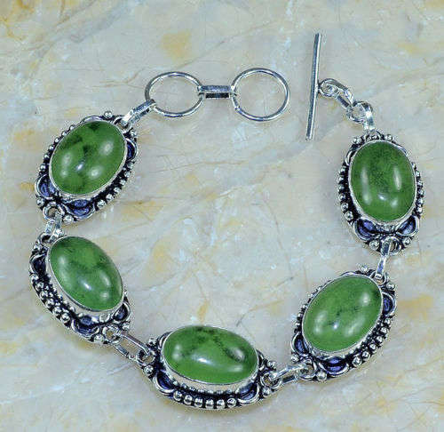 BEAUTIFUL GREEN AGATE BRACELET