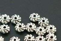 145pc Tibetan Silver Spacer Beads 4mm