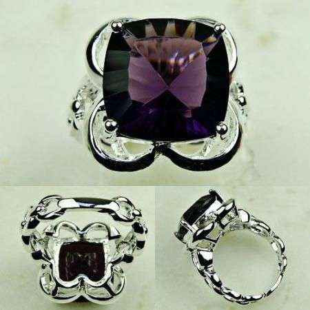 Awesome Amethyst .925 Silver Ring