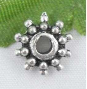 30 x Tibetan silver daisy spacer Beads 9mm