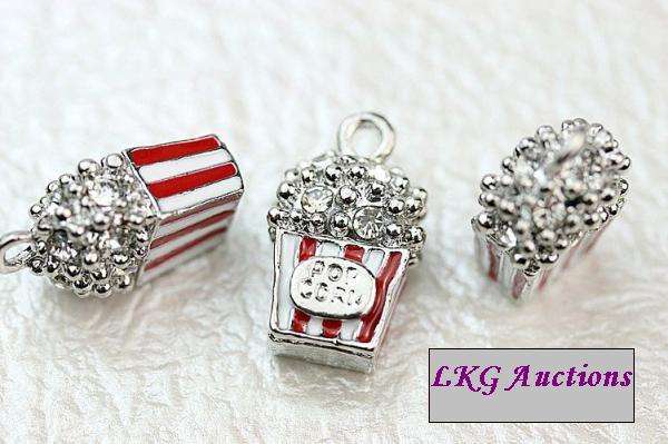Crystal Pop Corn Charm!!!CUTE!!!