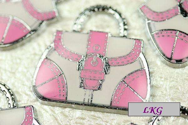 Pink Handbag Purse Charms Pendant