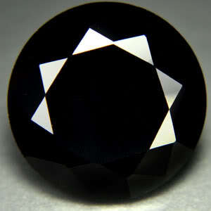10.40ct. BLACK BRILLIANT ROUND LAB DIAMOND GEM