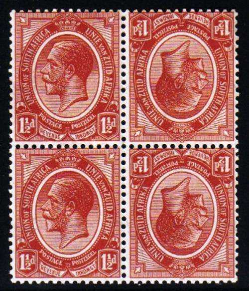 TETE-BECHE BLOCK OF 4 - UM