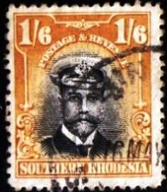 SOUTHERN RHODESIA - 1924 KING GEORGE V - 1s6d FINE USED