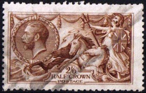 1913 - 2s6d BROWN - VERY FINE USED