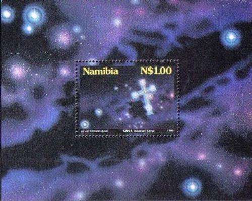 NAMIBIA 1996 STARS MINIIATURE SHEET - UM