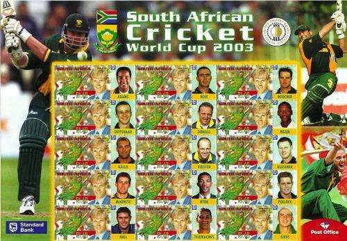 SA 2003 JONTY RHODES SHEET - UM