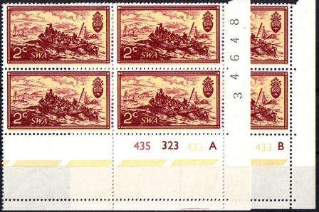 1971 ANNIVERSARY OF THE REPUBLIC - 2c CYL. BLOCKS OF 4 -UM