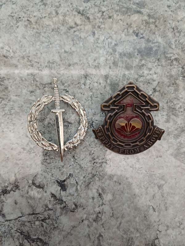 Recce & Air Supply (damaged badges)