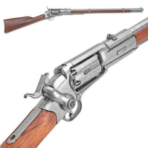 Replica Colt M1855 Non Firing Revolving Barrel Percussion Rifle