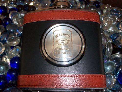 Jack Daniels Leather Flask