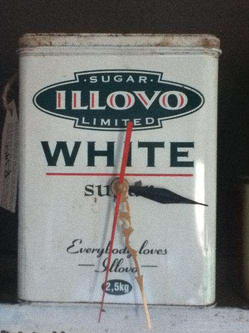 VINTAGE TIN UP-CYCLED INTO A CLOCK!!