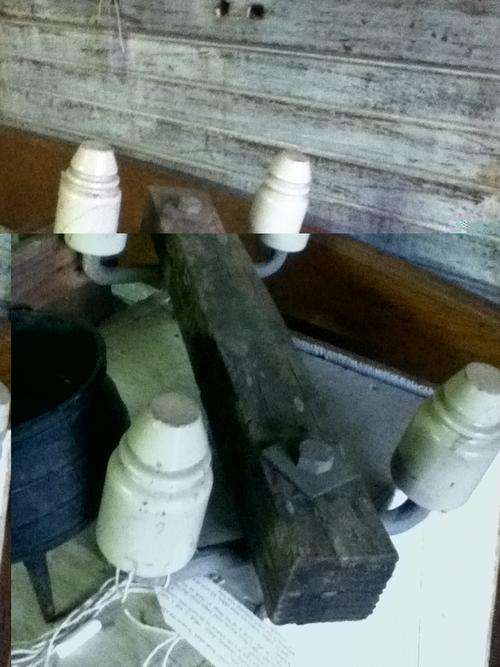 OLD TELEPHONE "BIRDIES" COULD MAKE AN IDEAL HAT RACK