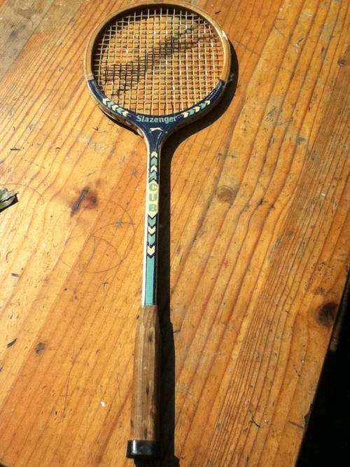 VINTAGE WOODEN RACKET