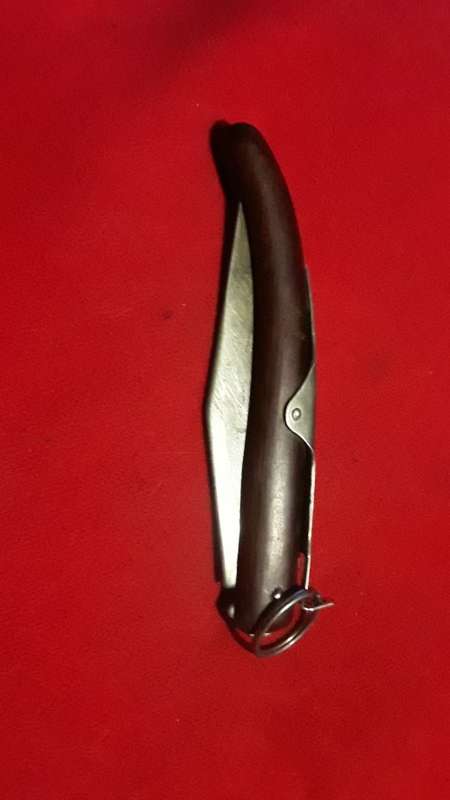 OKAPI KNIFE WITH WOODEN HANDLE