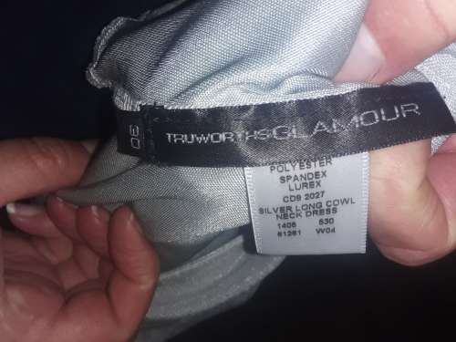 Size 30 silver night dress