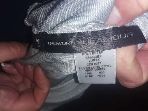 Size 30 silver night dress